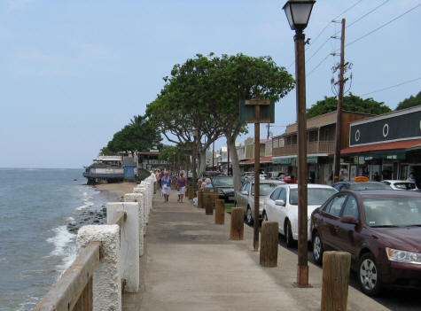 Front Street in Lahaina Maui