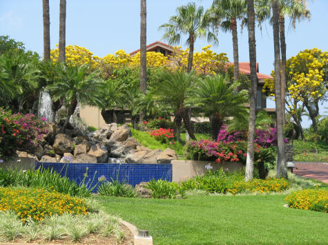 Gardens of Wailea on the Island of Maui in Hawaii