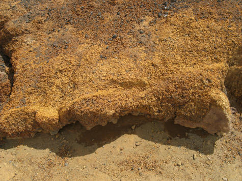 Iron Deposit in the Haleakala Volcano on the Island of Maui