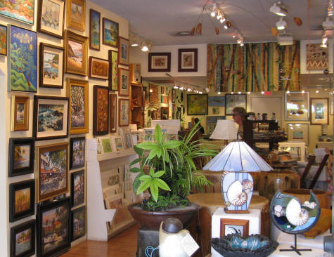Shops in Lahaina Maui in Hawaii