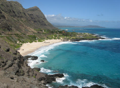 Map of Oahu Hawaii